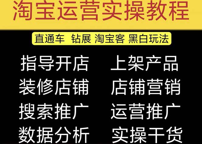 2023淘宝开店教程0基础到高级全套视频网店电商运营培训教学课程（2月更新）-风歌资源网