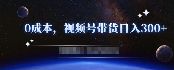 零基础视频号带货赚钱项目，0成本0门槛轻松日入300+【视频教程】￼-风歌资源网