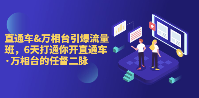 直通车+万相台引爆流量班，6天打通你开直通车·万相台的任督 二脉-风歌资源网