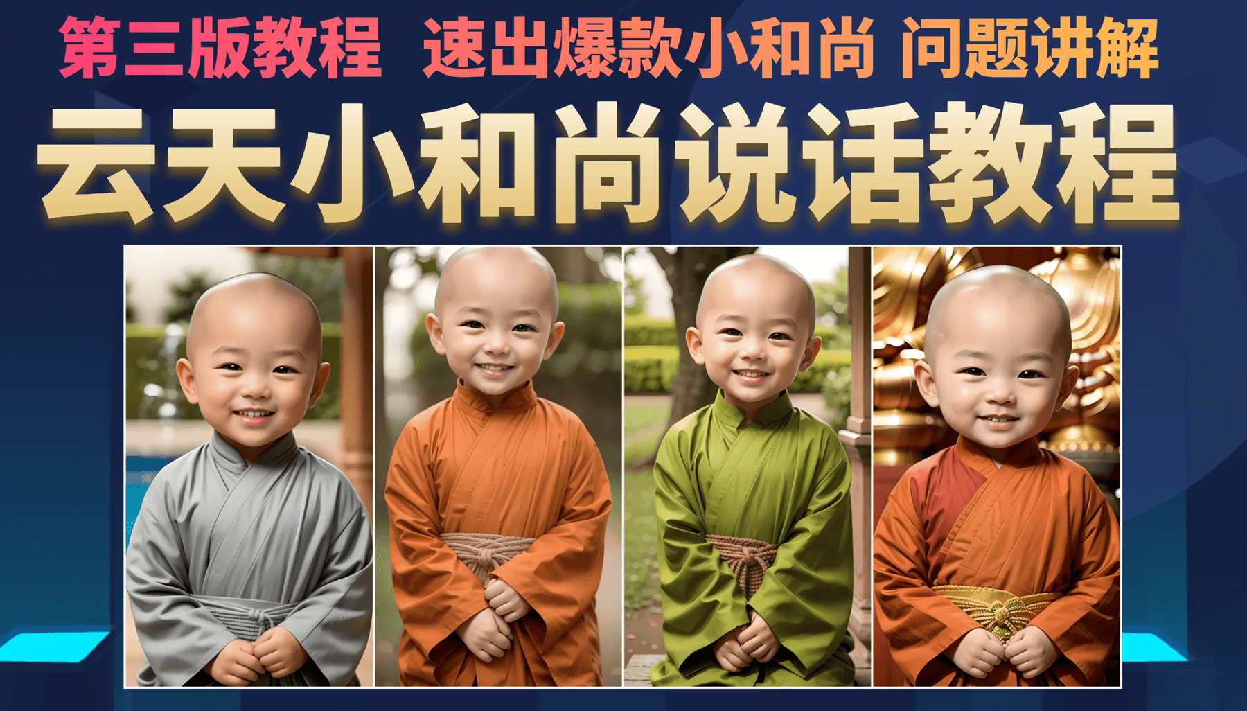 云天小和尚会说话，7天万粉（第3版教程）-风歌资源网