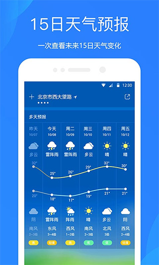 天气预报精准15日天气预报苹果版 v1.0.8-风歌资源网