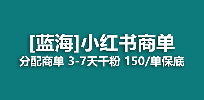 2023蓝海项目，小红书商单，快速千粉，长期稳定，最强蓝海没有之一-风歌资源网