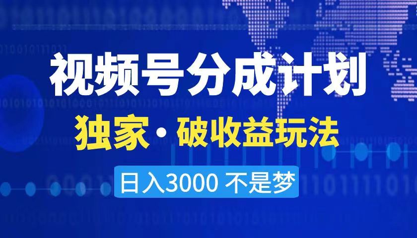 2024最新破收益技术，原创玩法不违规不封号三天起号 日入3000+-风歌资源网