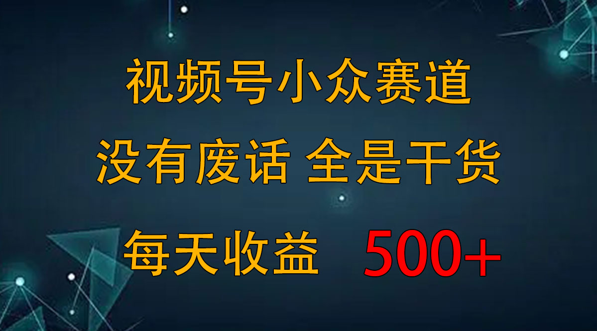 2024视频号新手攻略，今日话题赛道带你日赚300+-风歌资源网