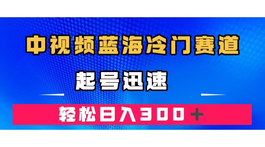 中视频蓝海冷门赛道，韩国视频奇闻解说，起号迅速，日入300＋-风歌资源网