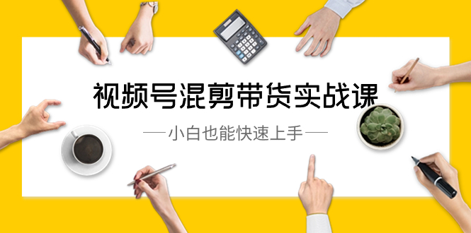 视频号-混剪带货实战课，小白也能快速上手（10节课）-风歌资源网