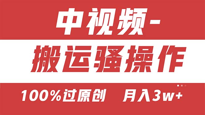 【中视频新思路】双重去重100%过原创，无脑搬运一键多渠道发布，一人可操作-风歌资源网